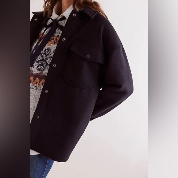 Free People Lola Shirt Jacket NWOT - Picture 3 of 8